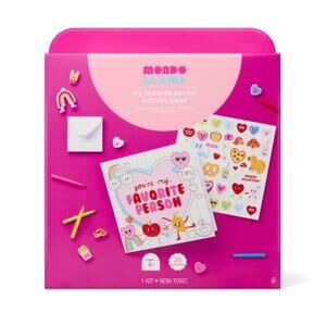 Valentine's Craft Favorite Person Keepsake Book Coloring Kit - Mondo Llama™